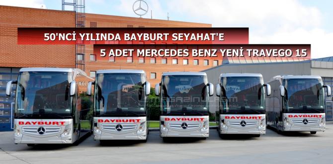 50’NCİ Yılında Lüks Bayburt 10 Otobüs Yatırımı Yaptı