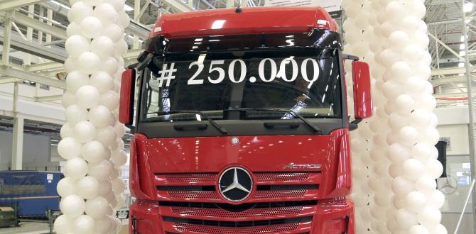Mercedes Aksaray’da 250.000’nci Kamyonu Üretti
