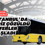 İstanbul’da Halk Otobüsleri Seferlere Başlıyor Ulaşım Krizi Çözüldü