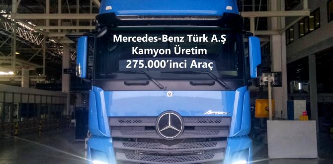 Mercedes-Benz Türk 33 Yılda  275.000 Kamyon Üretti