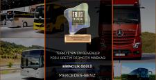 Mercedes-Benz Türk “Türkiye’nin En Güvenilir Yerli Üretim Markası”Seçildi