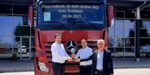 POÇAN Lojistik’e 10 Actros 1851