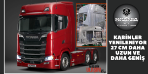 Scania Yeni Uzun Ve Geniş Kabinlerle Geliyor