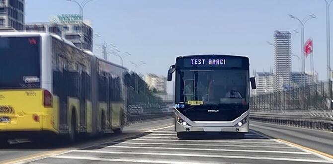 Otokar Kent XL Metrobüs Testlerinde