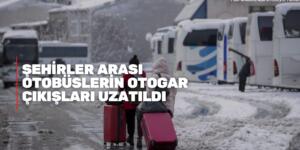 İstanbul da Şehirler arası Ulaşıma Kar Engeli