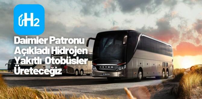 Daimler’den Hidrojen Bazlı Otobüsler