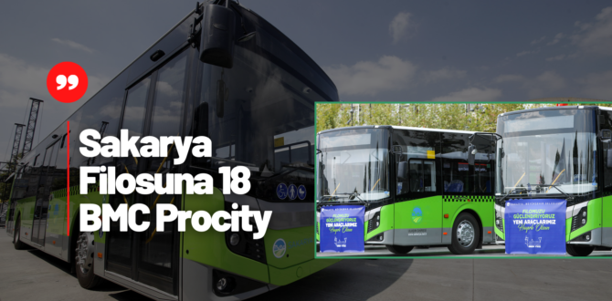 Sakarya Filosuna Yeni Otobüsler