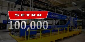Ulm’da Boyanan 100 Bininci Otobüs Setra