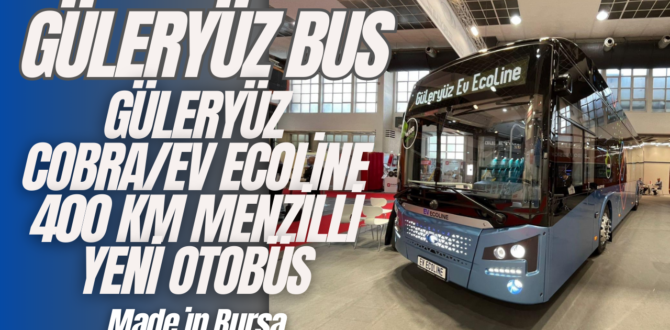 Güleryüz Ecoline Yerli Milli Elektrikli EV ECOLİNE Otobüsünü Busworld Europa 2023’de Tanıttı