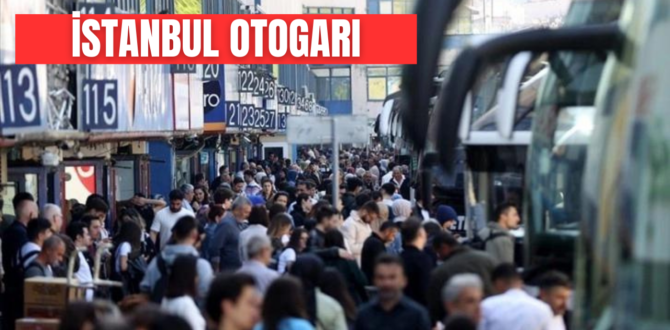 İstanbul Otogarı’nda Dönüş Yoğunluğu