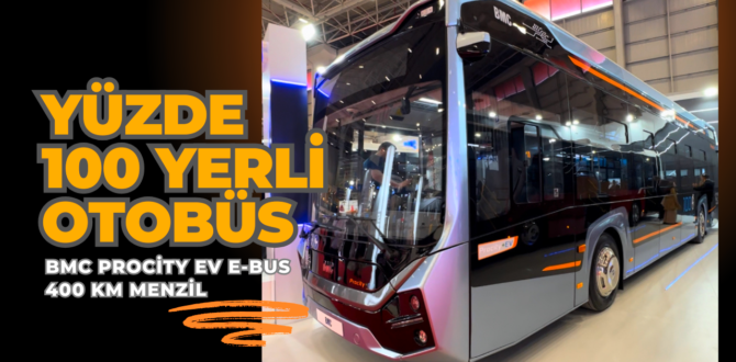 BMC Yeni Elektrikli Otobüsü Procity EV Busworld 2024 Fuarı’nda