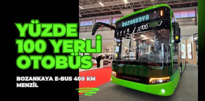 Bozankaya’dan Prag’a Yeni Nesil 70 Adet Yüzde 100 Yerli Otobüs