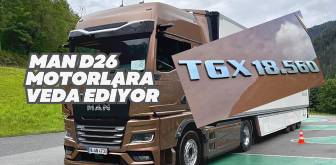 MAN D30 Motorlarla Geliyor