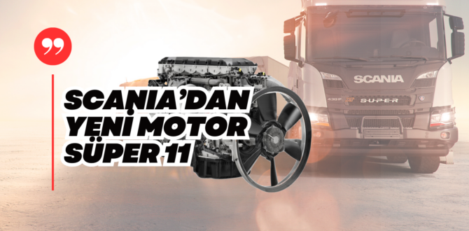 Scania’dan Sürpriz Yeni 11 Litrelik Dizel Motor Haziran’da Yollarda