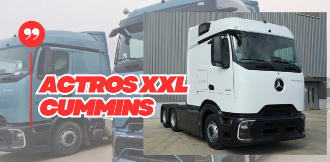 Yeni Actros Procabin Cummins Motorlu