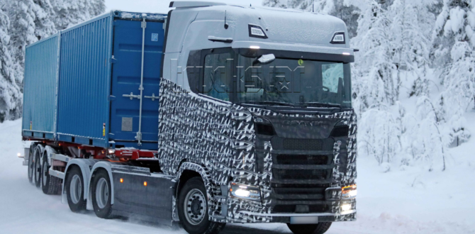 SCANIA’NIN TEST EDİLEN YENİ NESLİ AVRUPA YOLLARINDA!